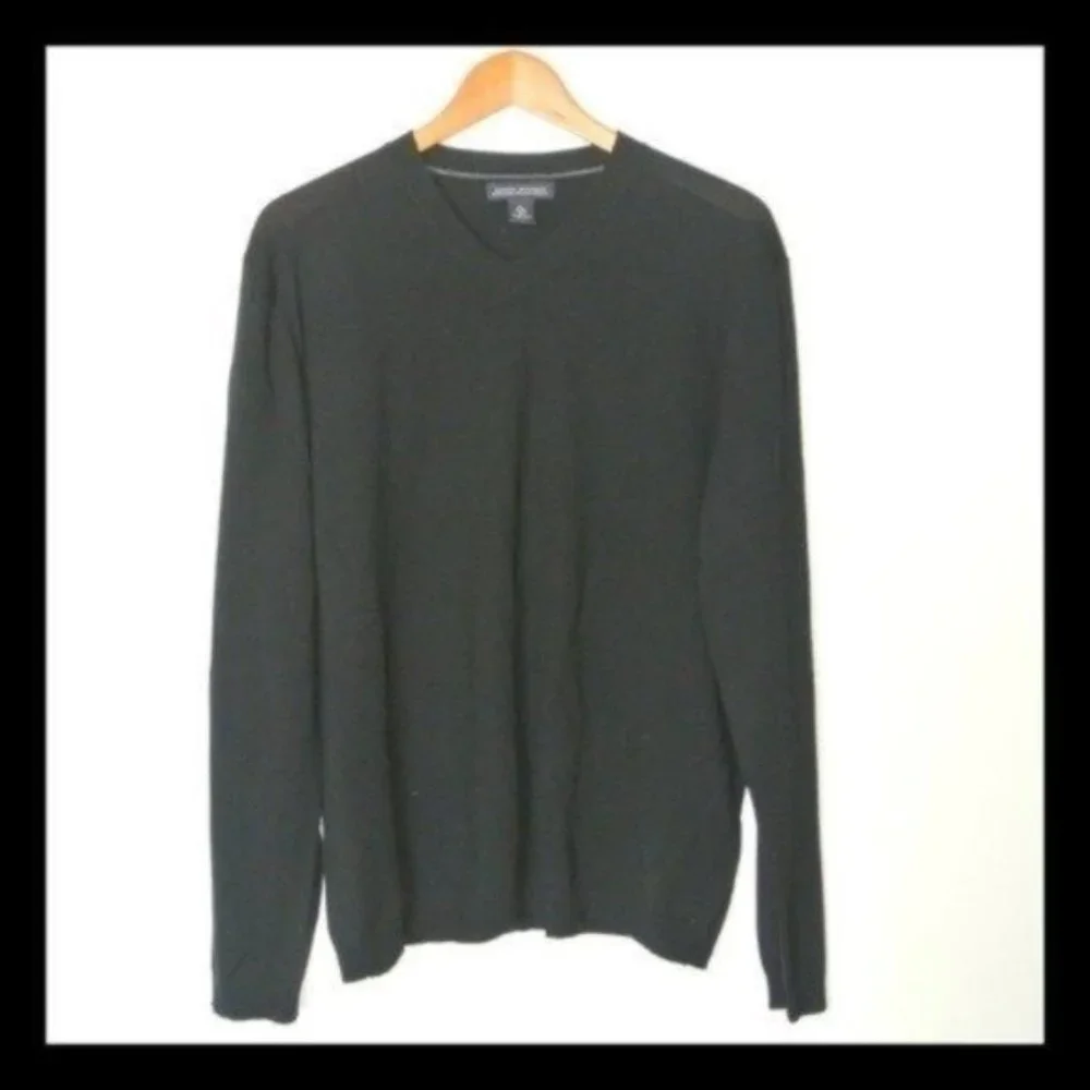 Banana Republic‎ Extra Fine Italian Merino Sweater XL Black